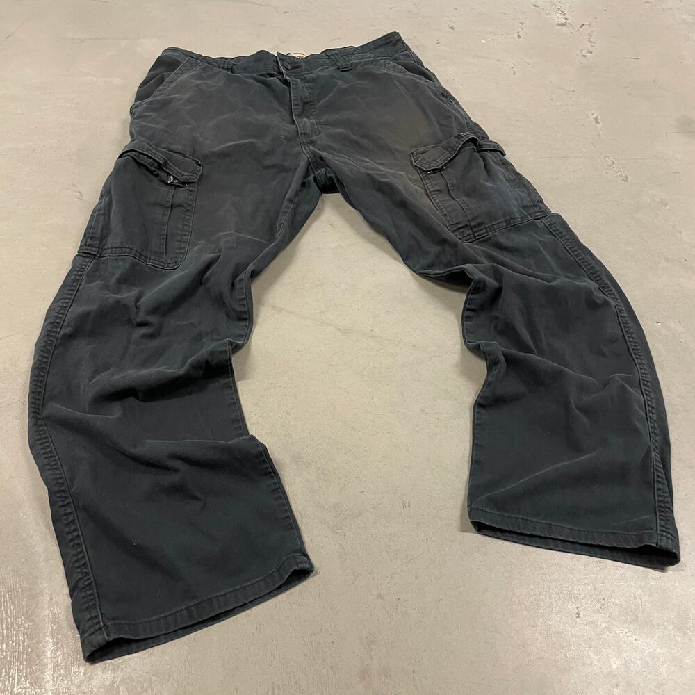 vintage baggy wrangler cargo pants 35x32